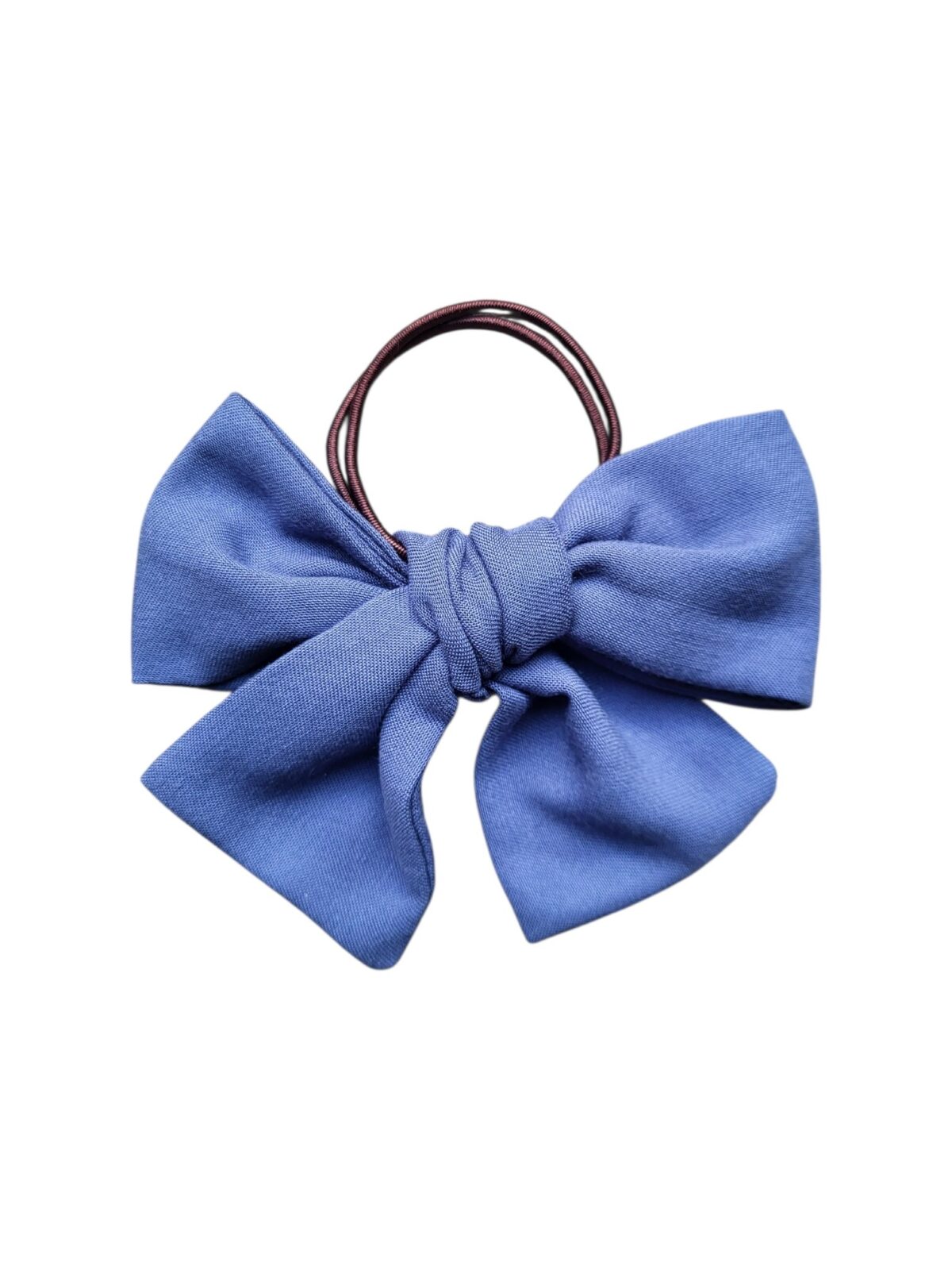 MEITEŅU MATU AKSESUĀRS Stilīga zila auduma matu bante ar gumiju. Roku darbs. Meiteņu matu aksesuārs.