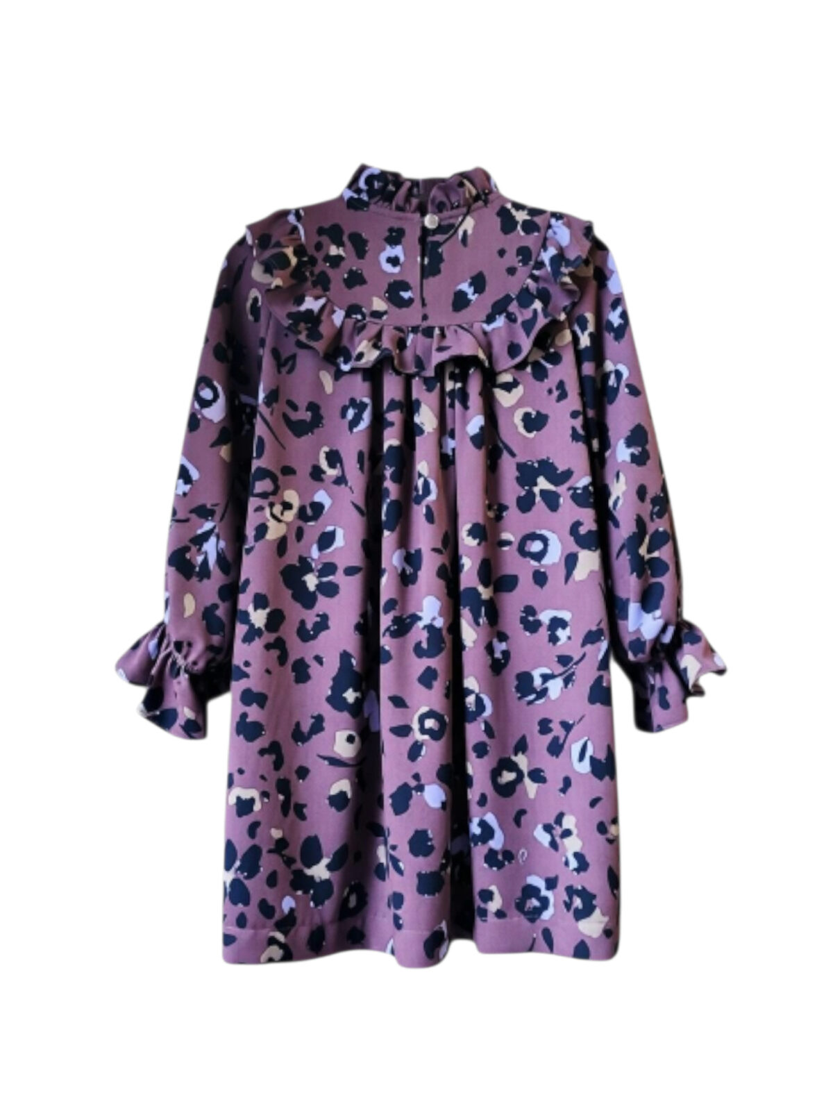 VISKOZES KLEITA AR VOLĀNIEM, COCO