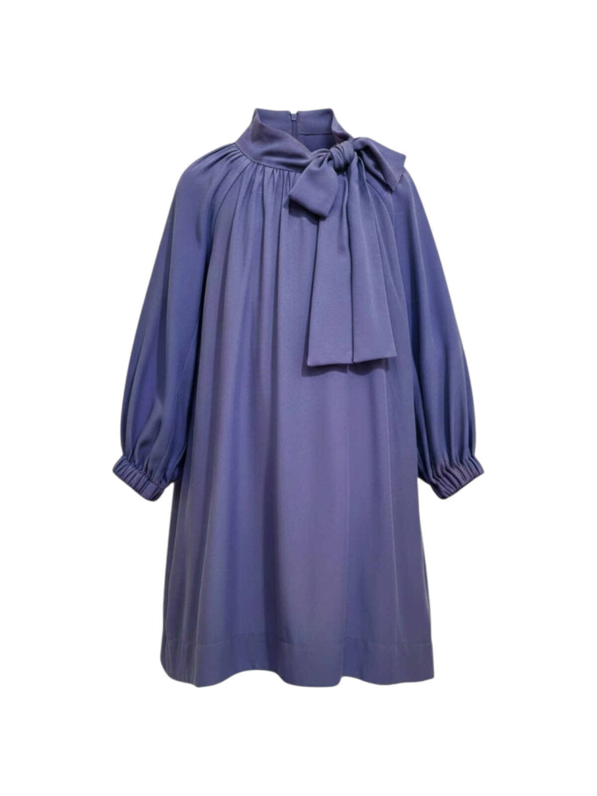 Eleganta Zila Meiteņu Kleita Ar Banti VISKOZES KLEITA AR BANTI, ZILA