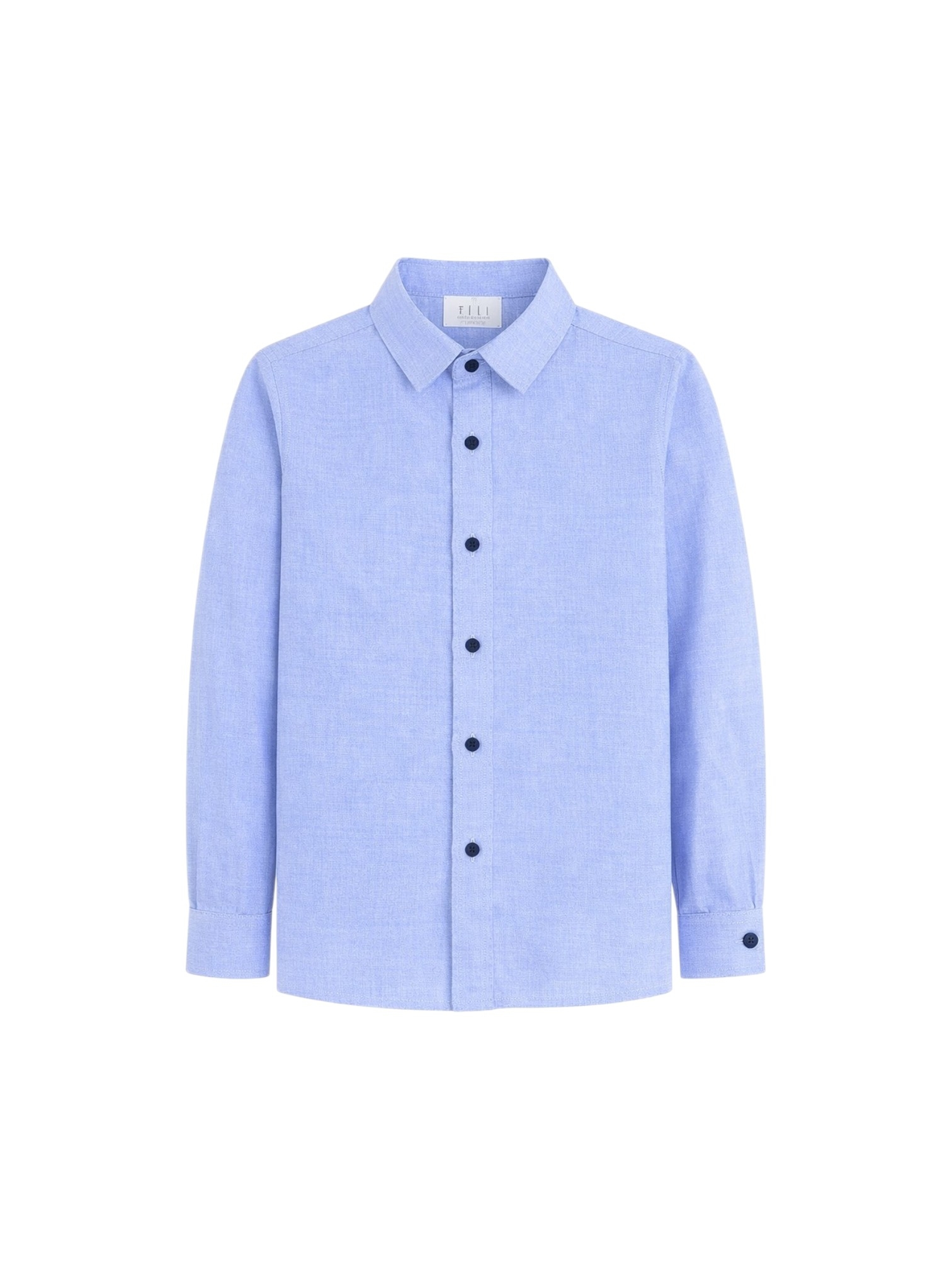 ZĒNU KREKLS 'SLIM FIT', ZILS